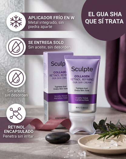 Sculpté® | Crema Reafirmante con Gua Sha Integrado