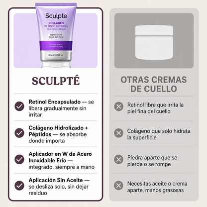 Sculpté® | Crema Reafirmante con Gua Sha Integrado